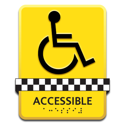 Accessible Taxi Sign