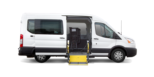 Side-entry Ford Transit