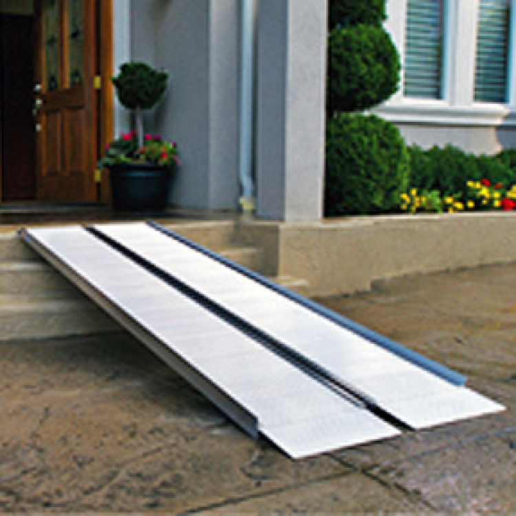 Single Fold Portable Wheelchair Ramp by Harmar Mobility Handicap
